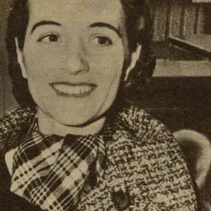 Portrait de Betty Gow dans le journal