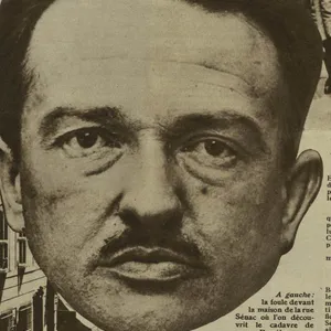 Portrait de Pierre Bougrat dans le journal