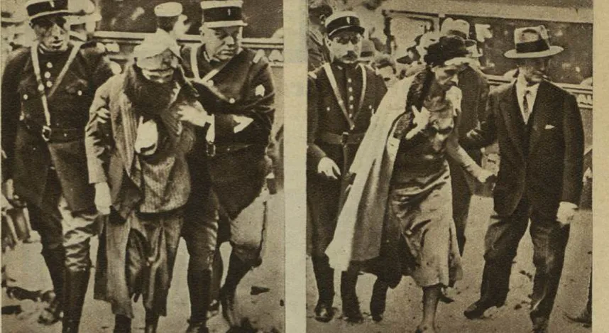 Catherine et Philomène Schmidt dans le reportage de janvier 1932.