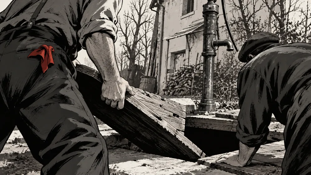 Illustration contemporaine du chapitre « La morte clandestine »