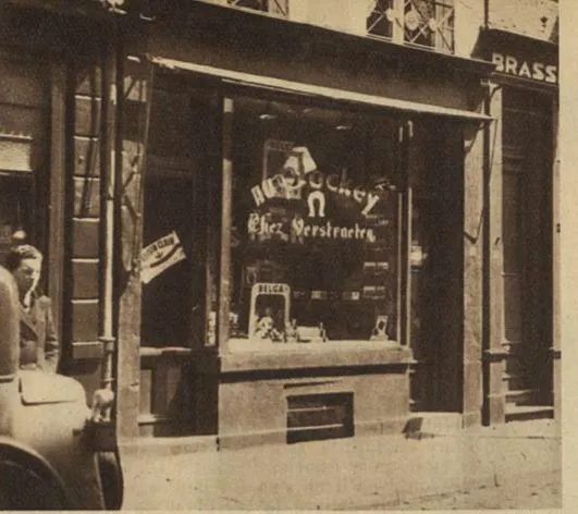 L’épicerie de la rue Chéravoie tenue par Anna Stévart.