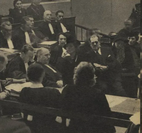 Mmes Reyner, Lesobre et Couffy auprès de Me Delaunay, avocat de la famille de Koven.