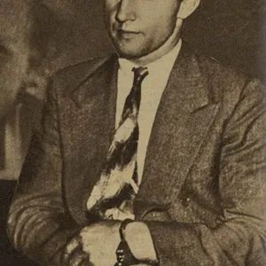 Portrait de Bruno Richard Hauptmann dans le journal