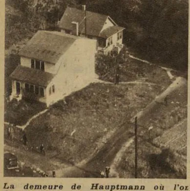La demeure de Hauptmann, où une partie de la rançon est retrouvée.
