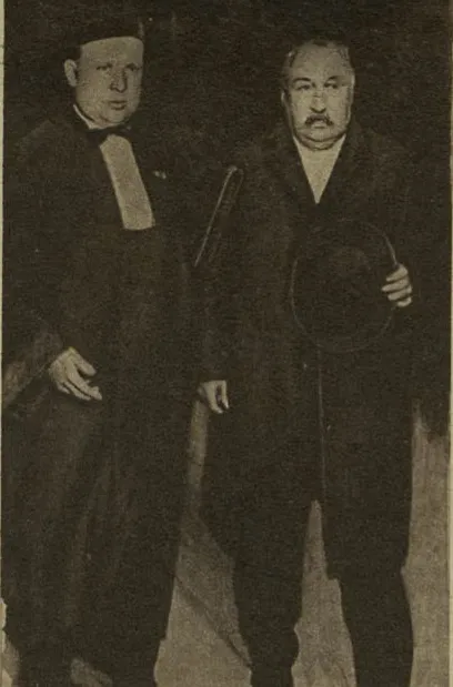 Romain Daurignac dans les couloirs du Palais de justice.