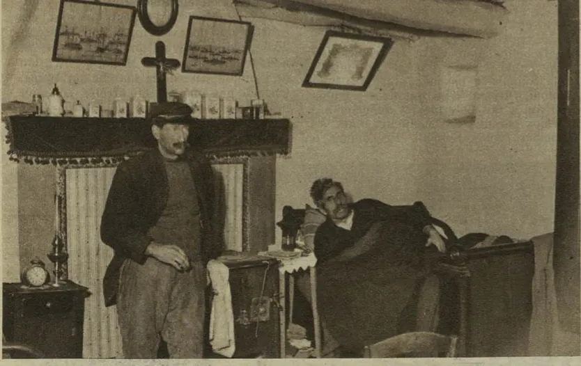 Yves Floury et Pierre Malfot, témoins interrogés par le reportage de 1931.